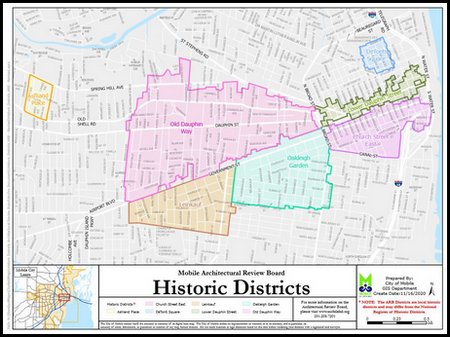 Historic 7 Districts In Mobile Alabama